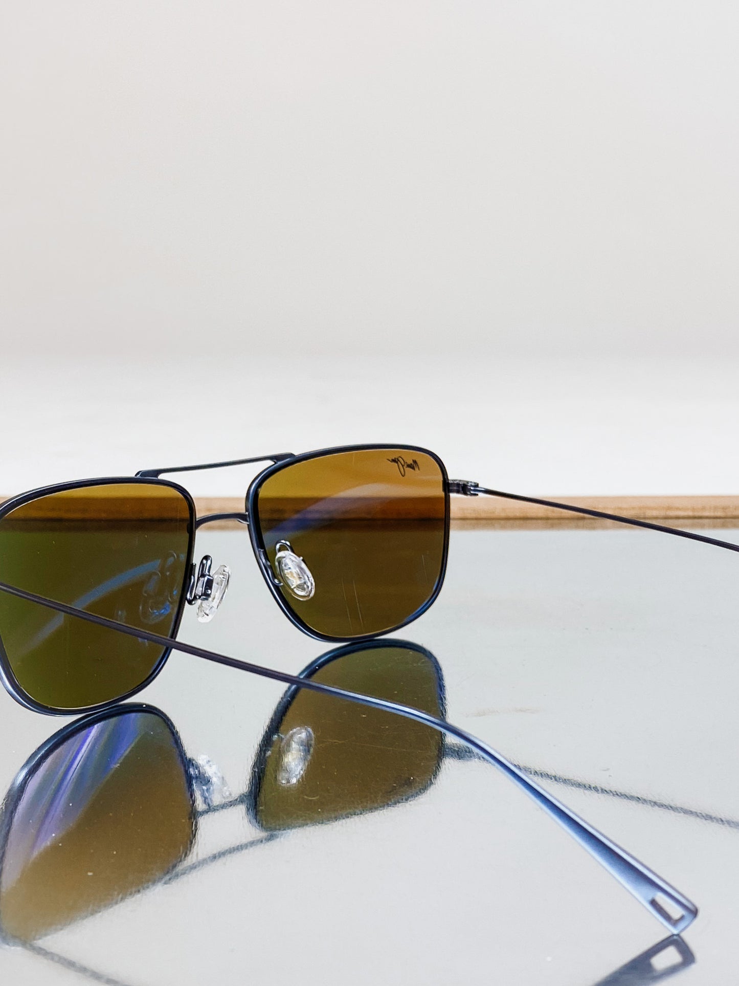 Mikioi Polarized Aviator Dove Grey Sunglasses