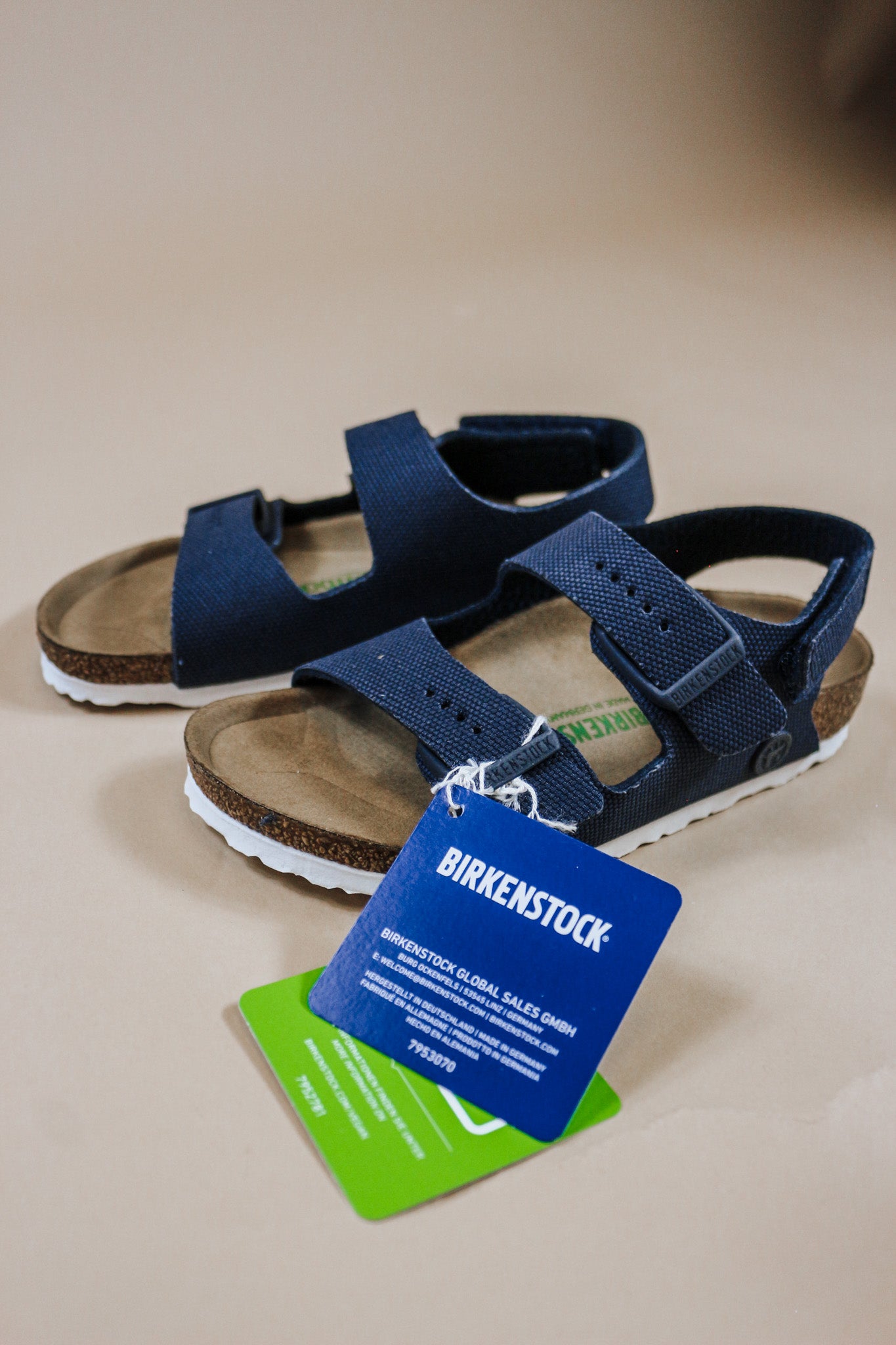 Milano Midnight Blue Rivet Kids Birkenstock Sandal