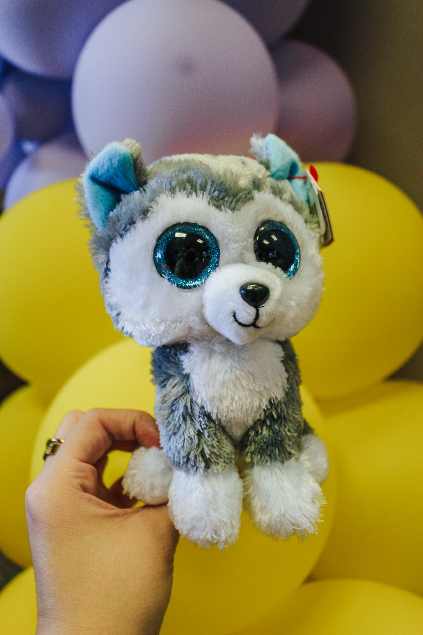 Husky beanie baby on sale