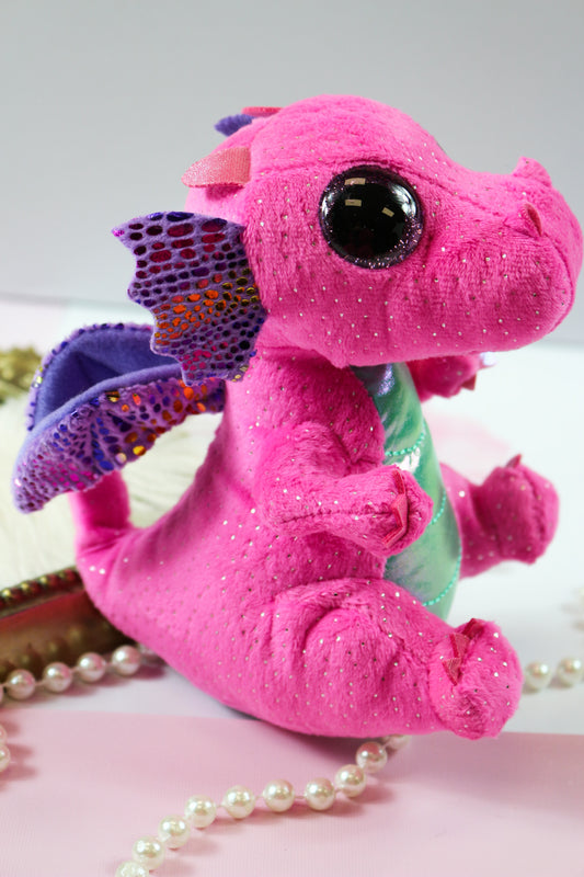 Spitfire Pink Dragon Beanie Baby