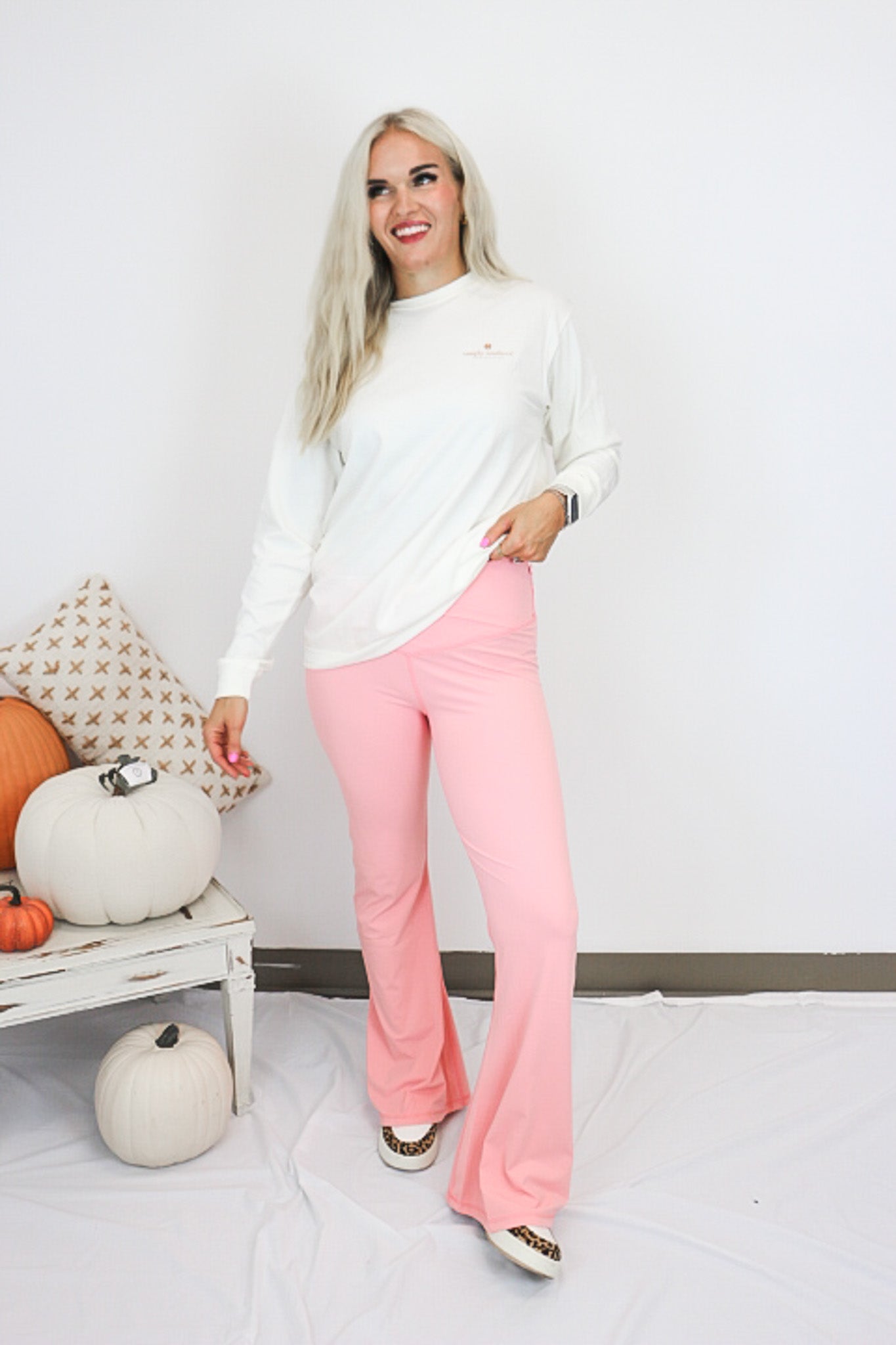 Wishing You The Best Flare Yoga Pants -2 Colors