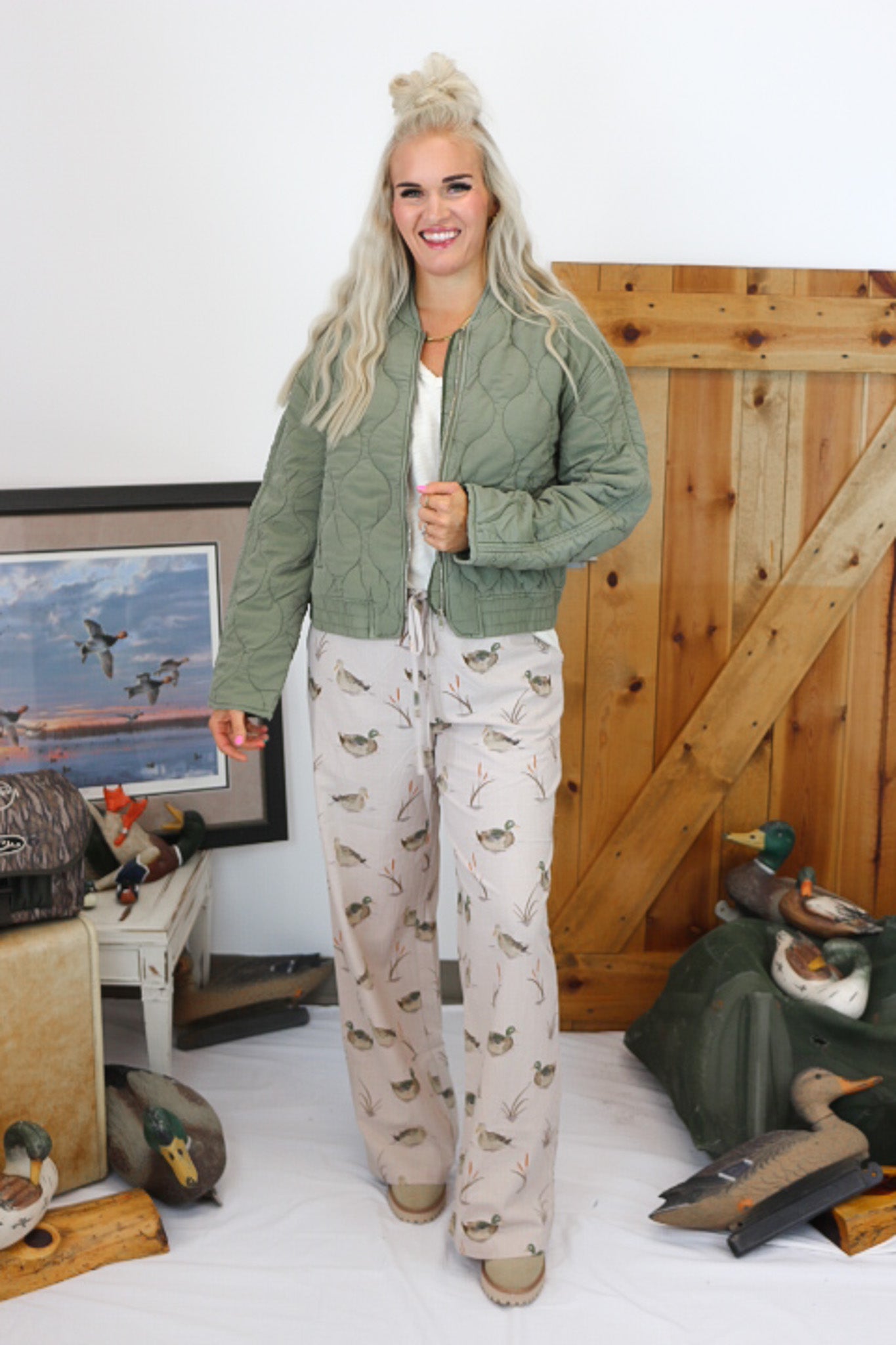 Maverick Vetiver Green Bomber Jacket