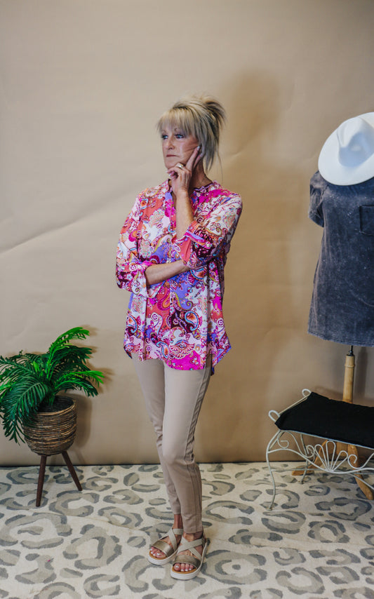 The Office Skinny Pant Khaki