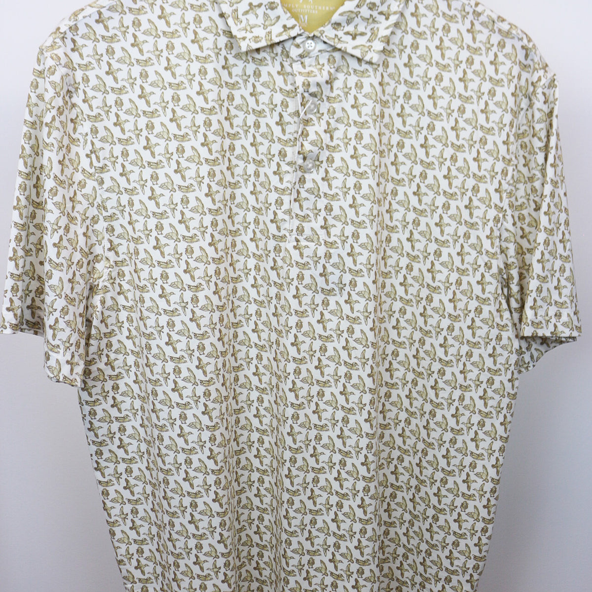 Mens Water Dude Printed Polo