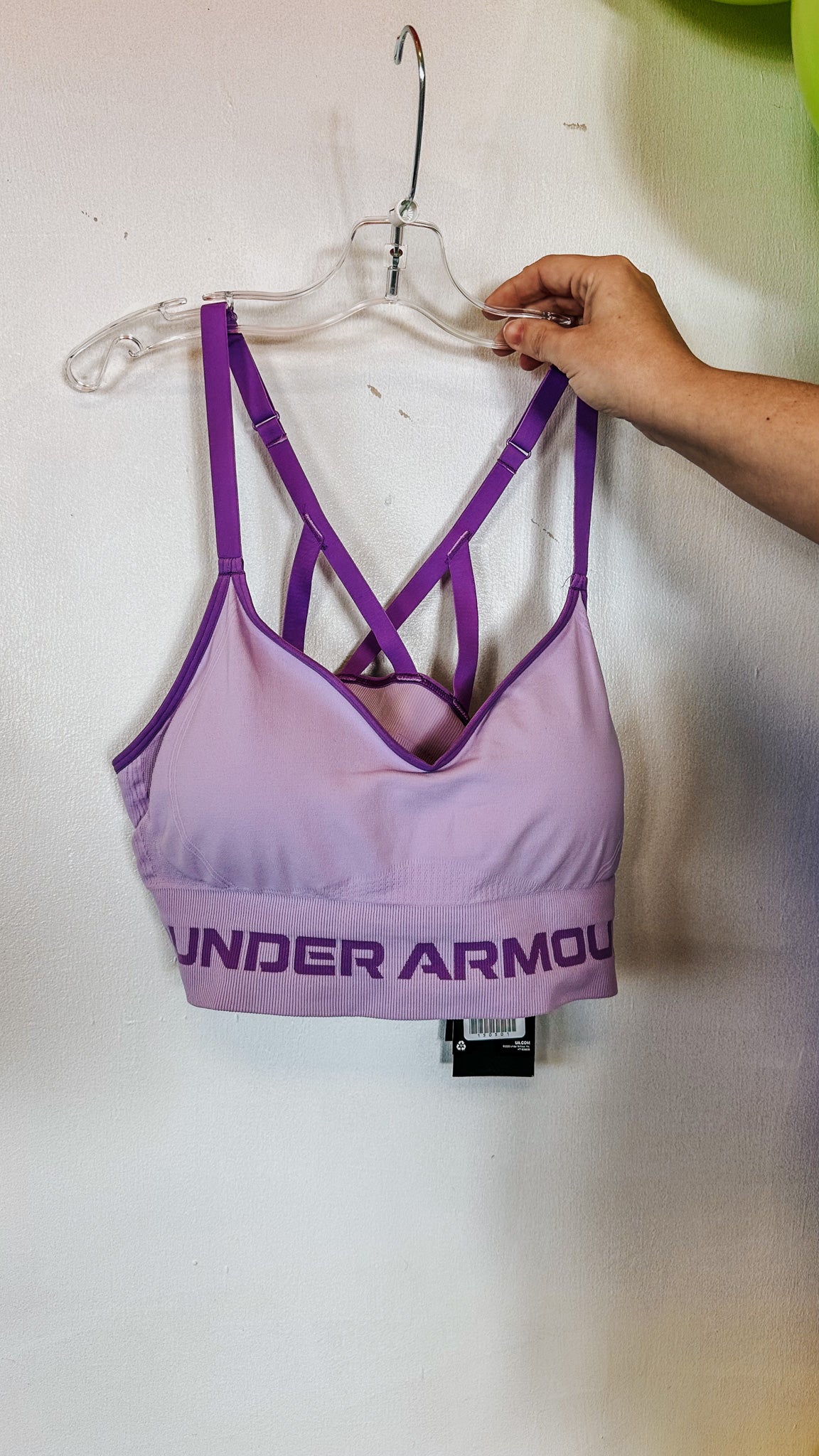 Women's UA Seamless Low Long Sports Bra- Provence Purple – Dales Clothing  Inc