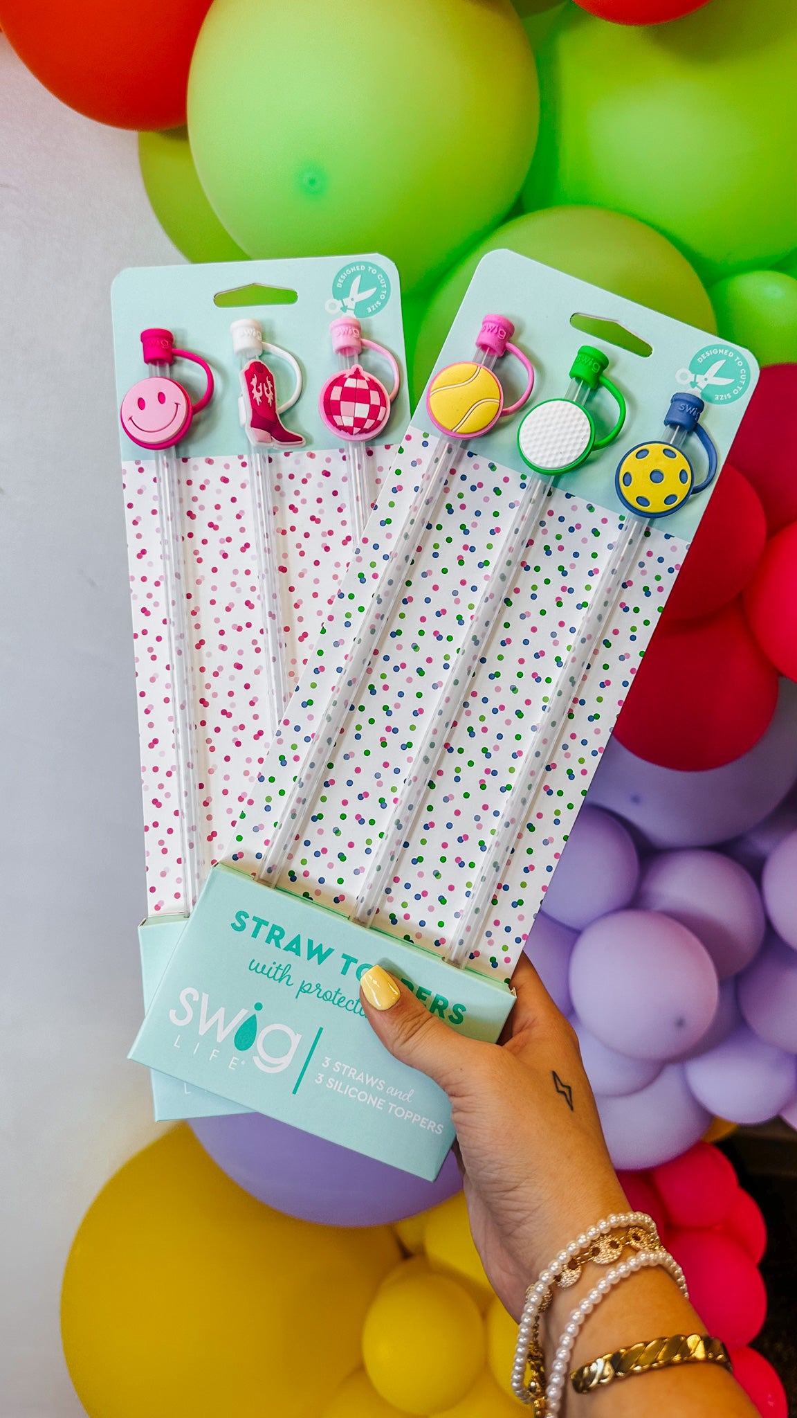 Sports Straw Topper Set Swig