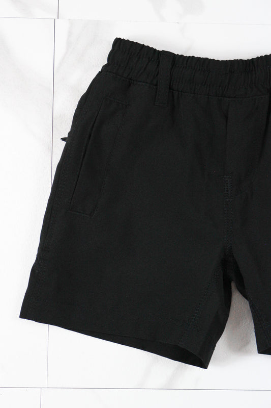 Youth Jet Black Freeballers Sport Shorts
