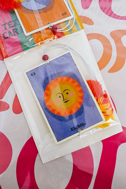 El Sol 2pk Car Freshie