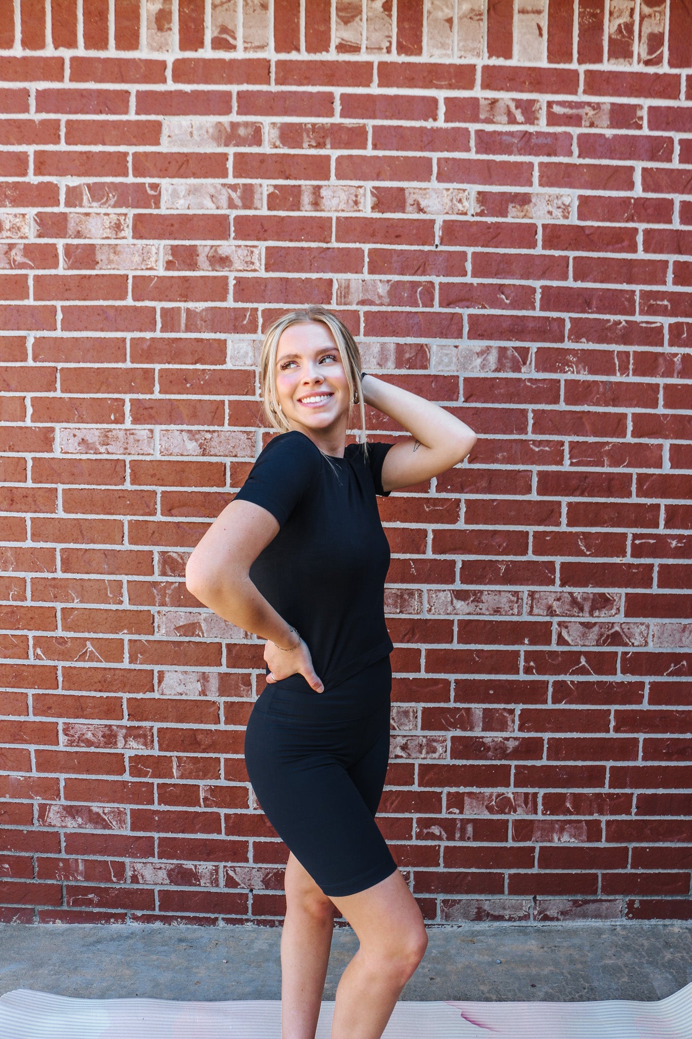 Drew Biker Shorts Black