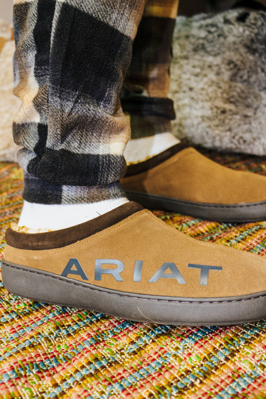 Hashbrown Ariat Logo Hooded Clog Slippers