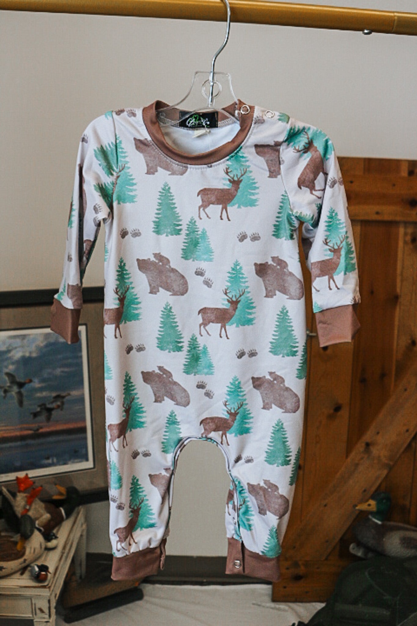 Baby Boy's Woods Romper