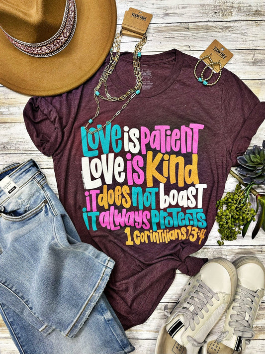 Love Is Patient Love Is Kind Tee