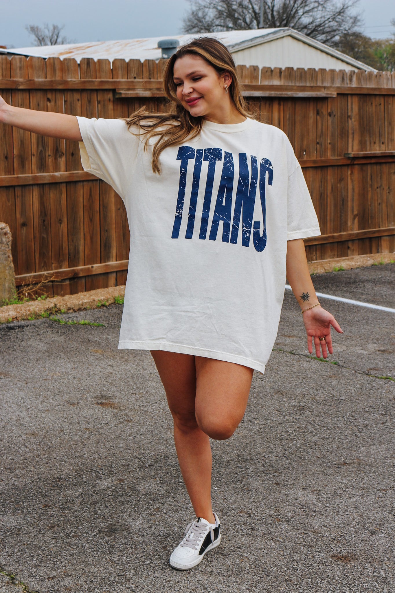 Titans Ivory Graphic Tee