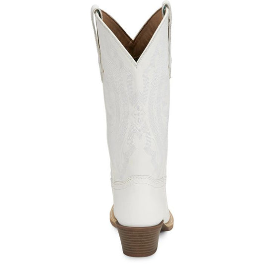 Justin Women's Renie White 12" Western Boot
