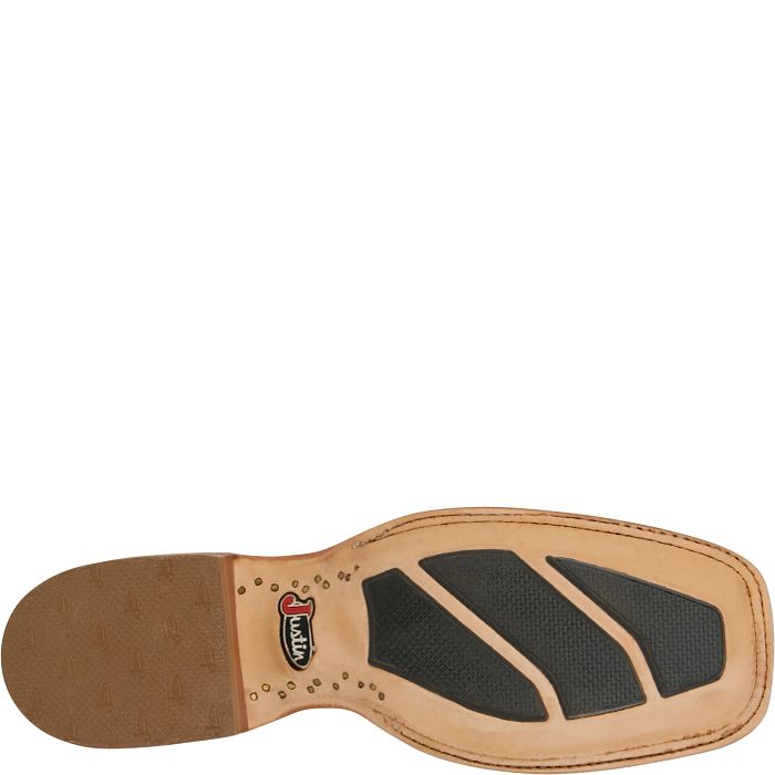 Men's Justin Boston 13" Cognac Deer Boots