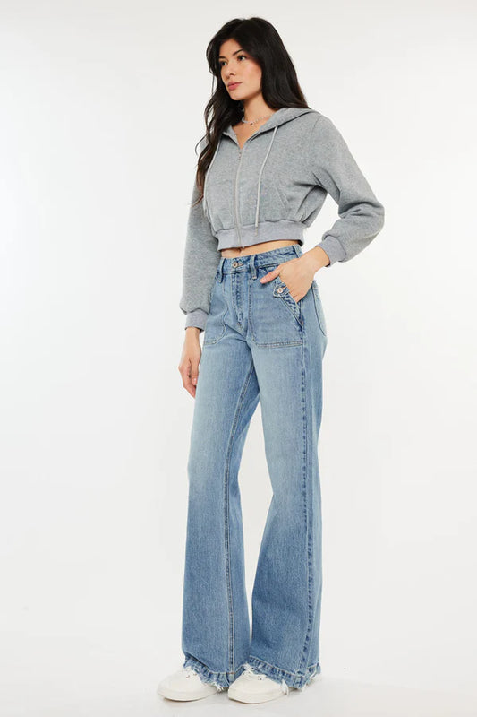 Yezmin High Rise Wide Flare KanCan Jeans