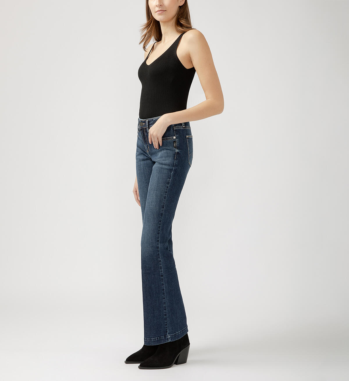 Suki Mid Rise Bootcut Luxe Stretch Jeans