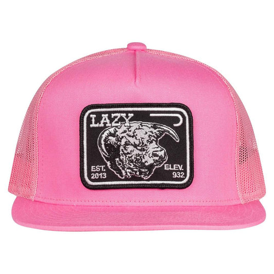 Lazy J Ranch Pink & Black Elevation Classic Five Panel Trucker Hat