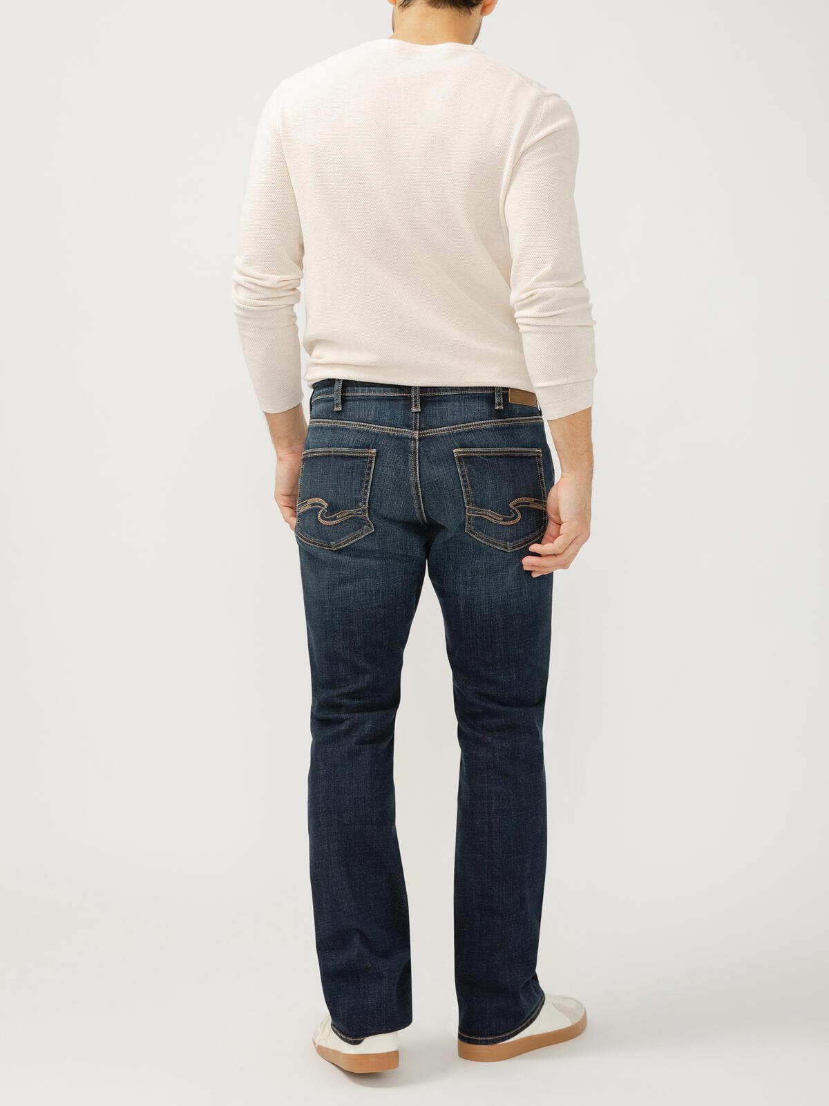 Silver Men's Jace Slim Fit Bootcut Jean