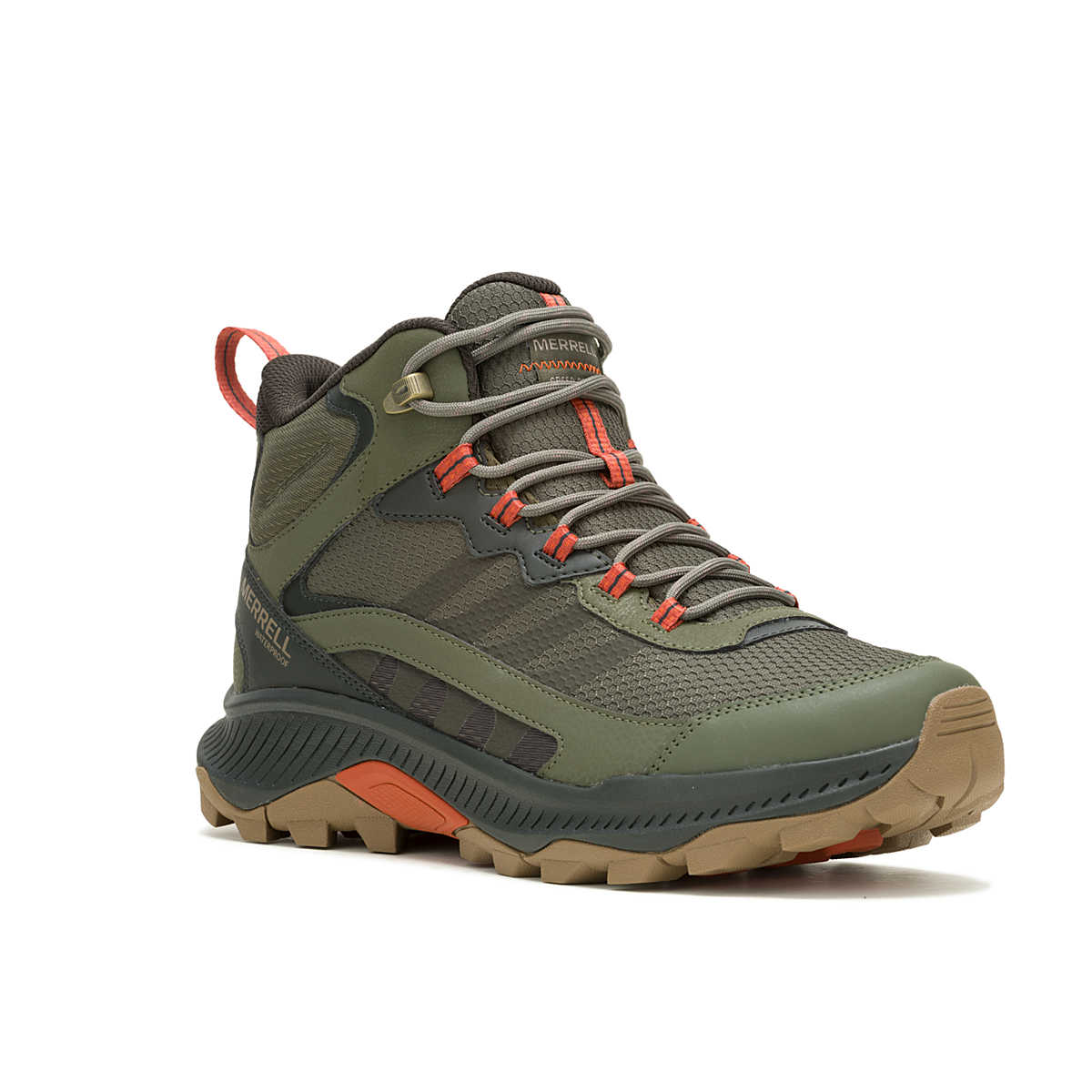 Merrell Men's Olive Speed Stride 2 Mid Waterproof Boot