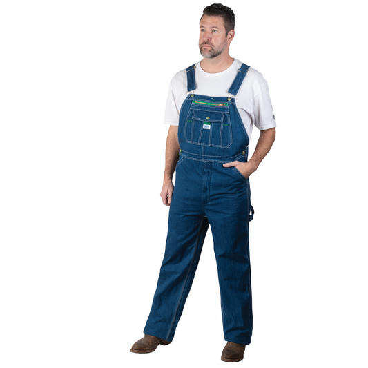 Liberty Stonewashed Denim Bib Overalls