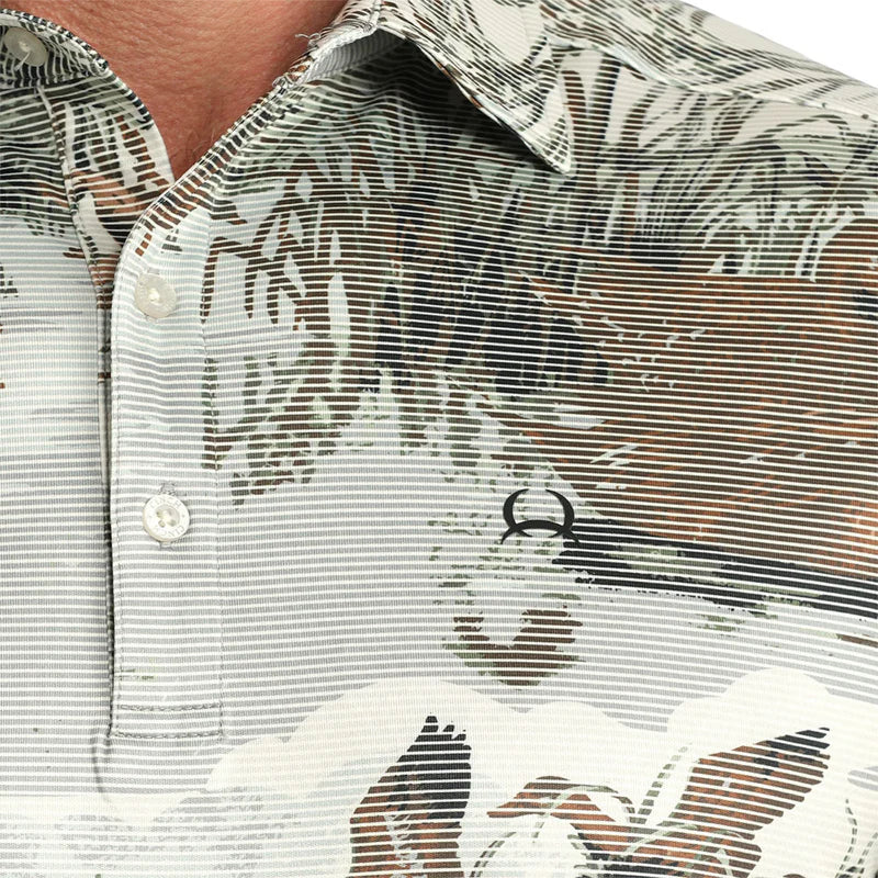 Cinch Mens ArenaFlex Duck Print Polo