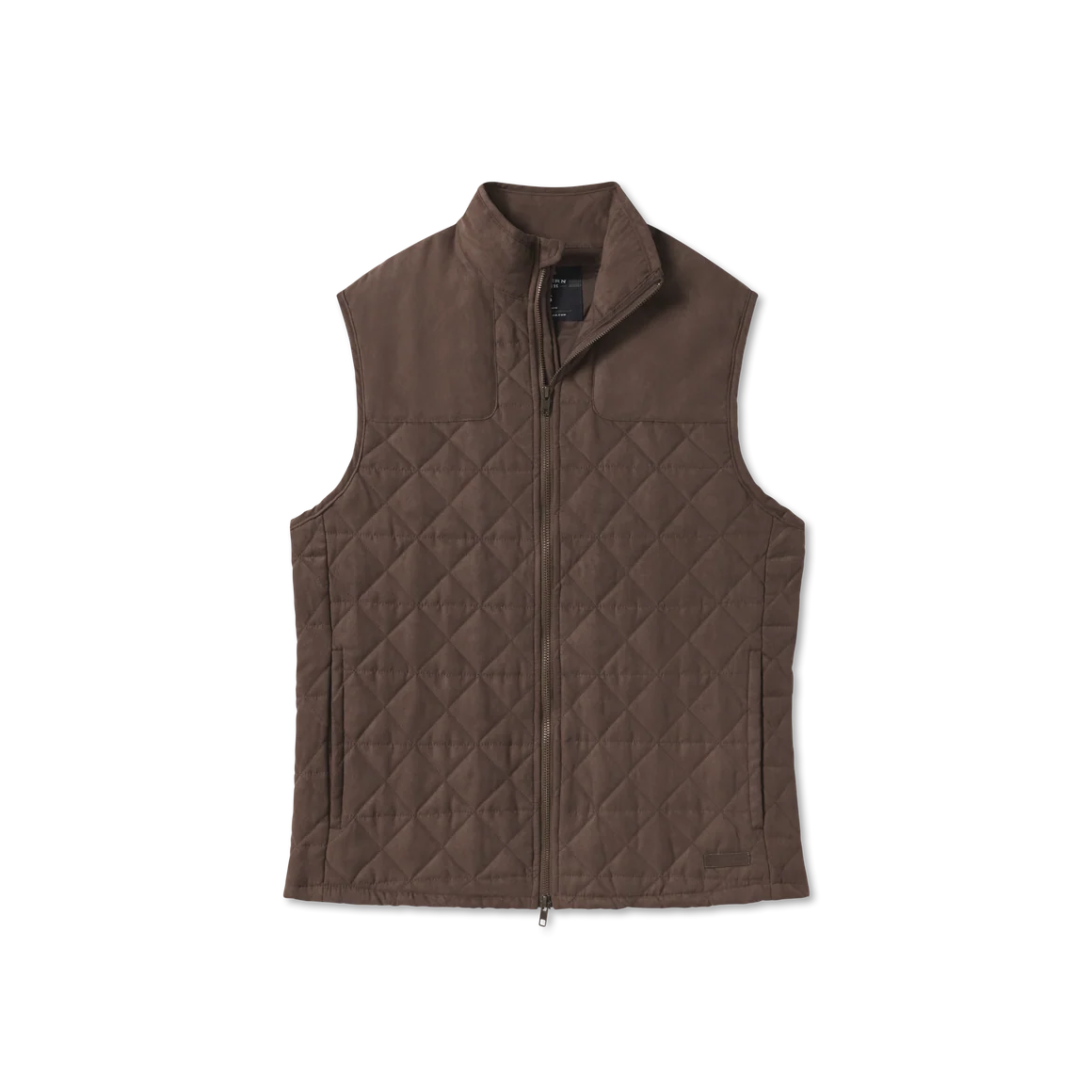 Southern Marsh Lawrence Quilted Vest in Brown