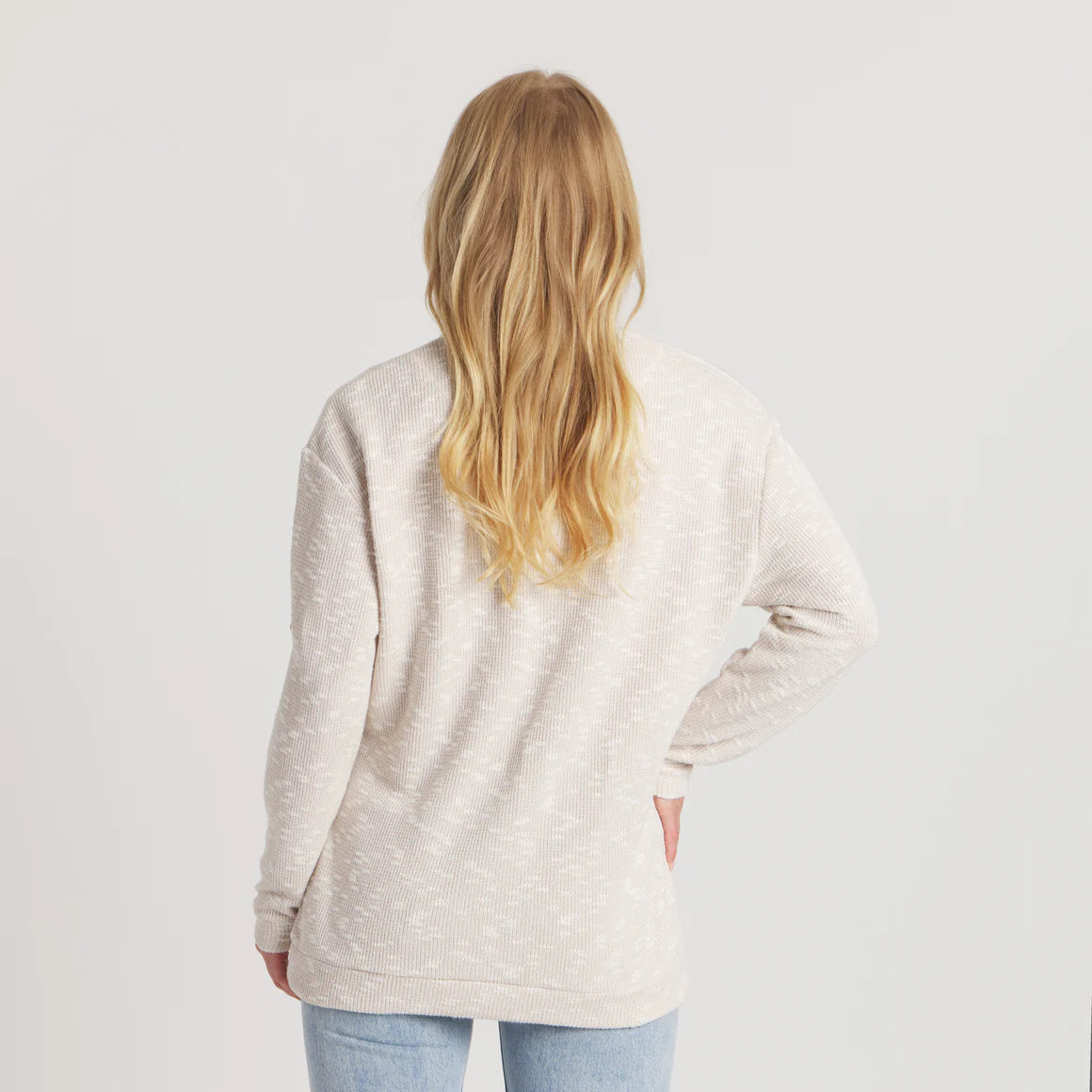 Southern Marsh Foothills Tan & Oatmeal Sunday Morning Sweater