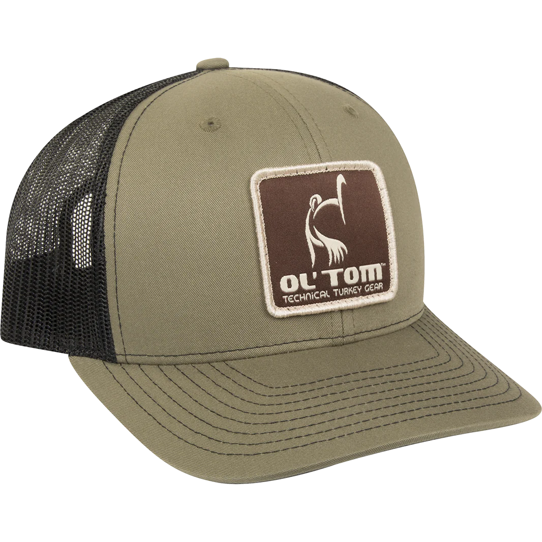 Drake Ol'Tom Mesh Back Patch Olive Cap