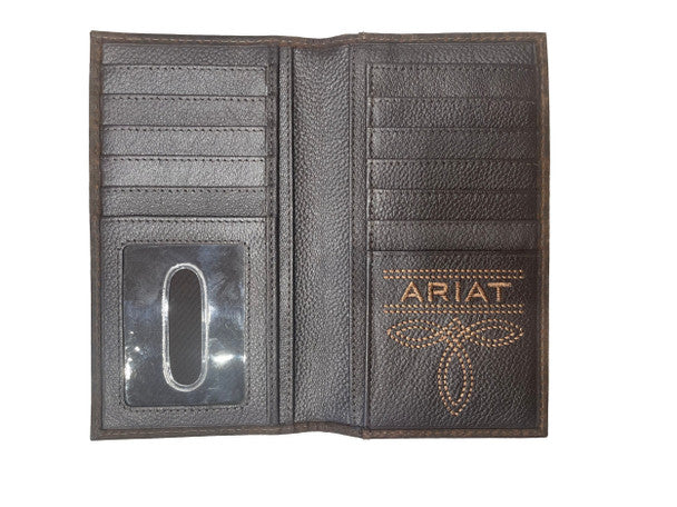 Ariat Men's Patriot USA Flag Grown Rodeo Wallet