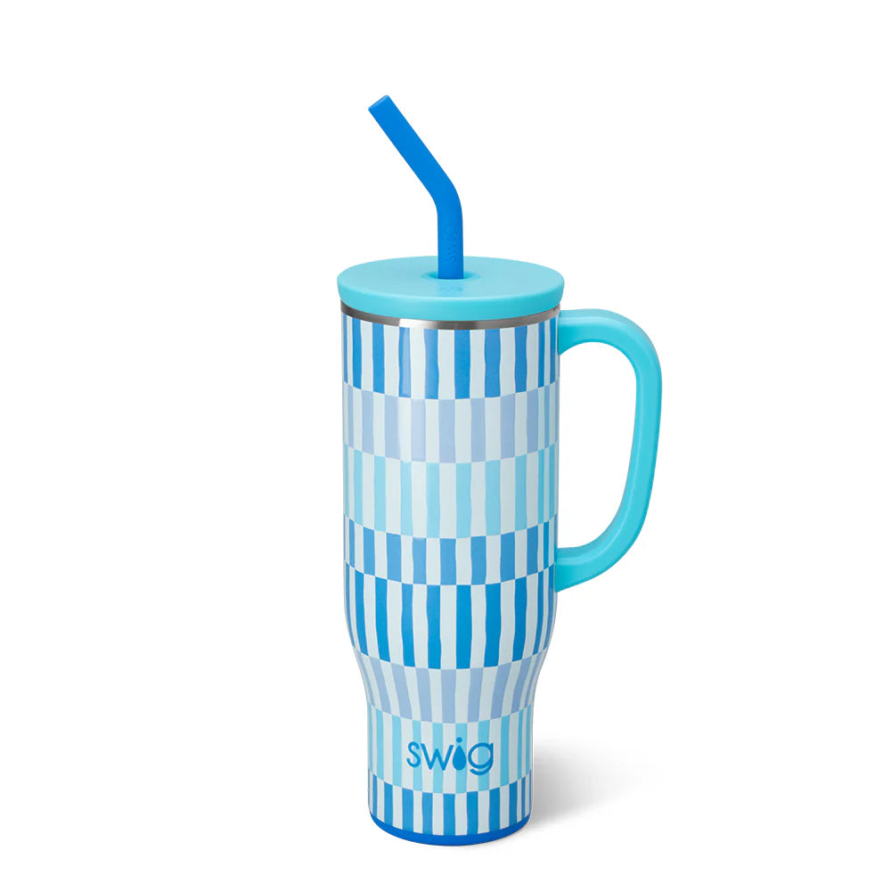 Glacier Stripe 30oz Mega Mug Swig