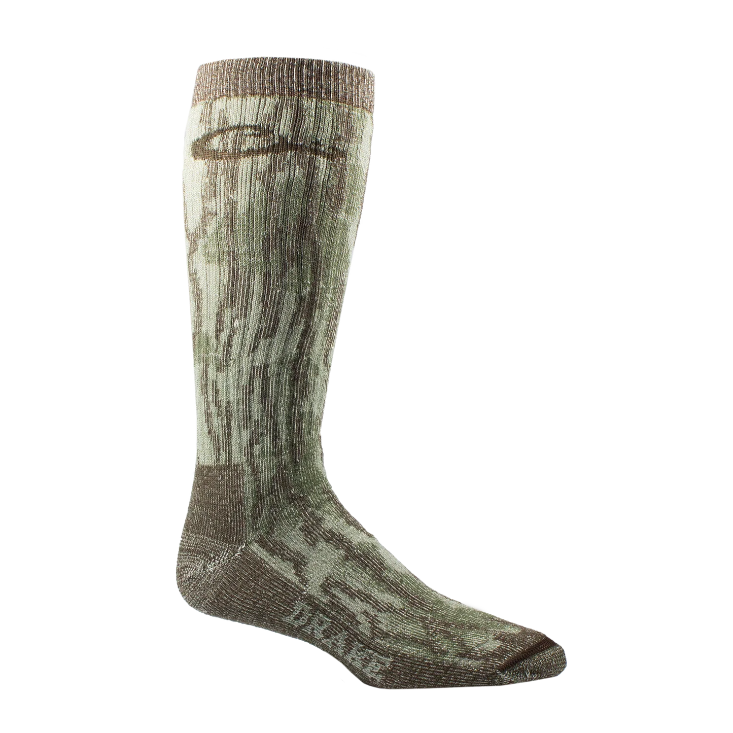 Drake Original Bottomland Midnight Merino Camo Mid Calf Hunting Socks