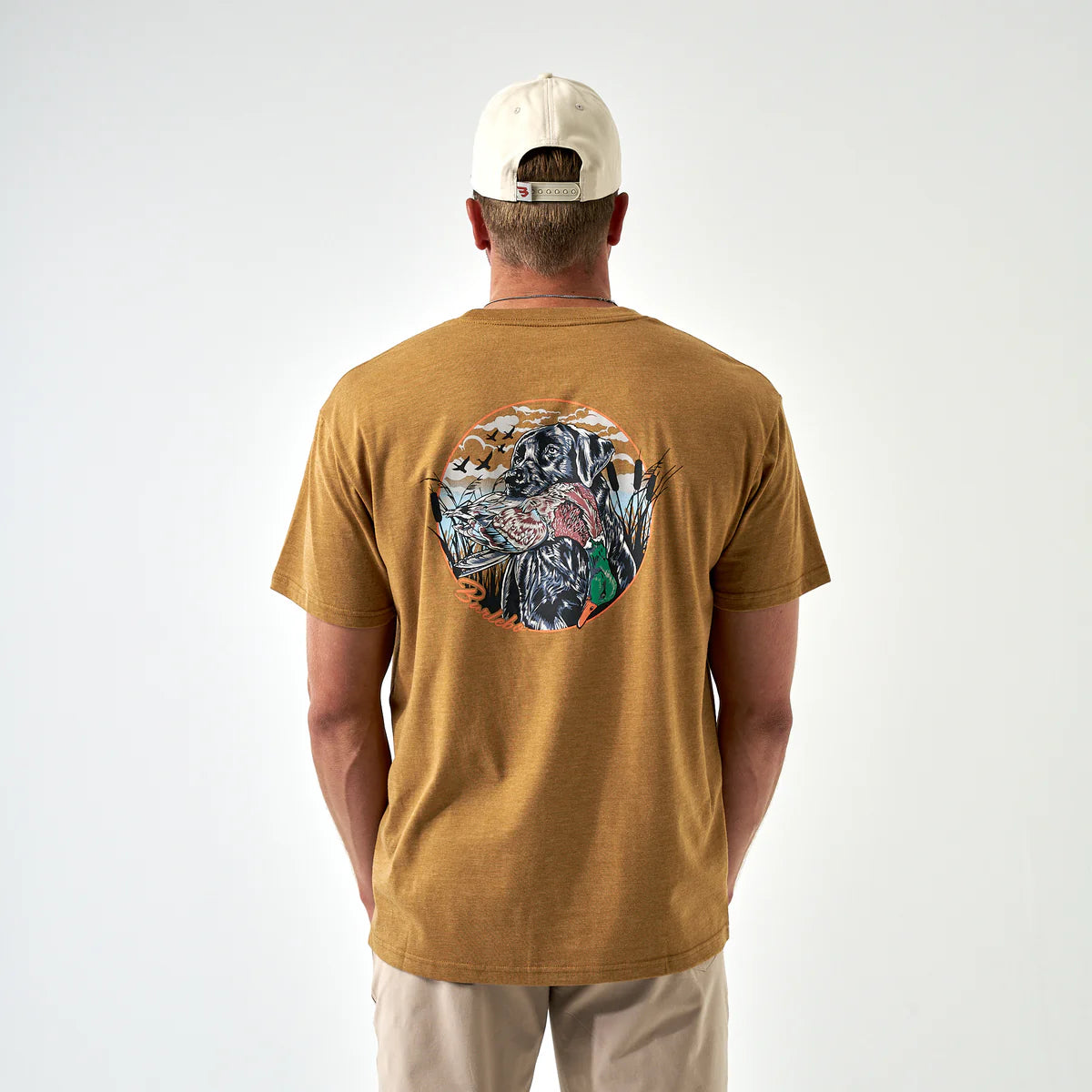 Men's Burlebo Duck Dog Light Brown Burlebo Tee