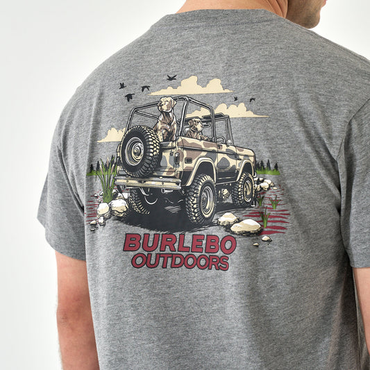Off Road Bronco Heather Grey Tee