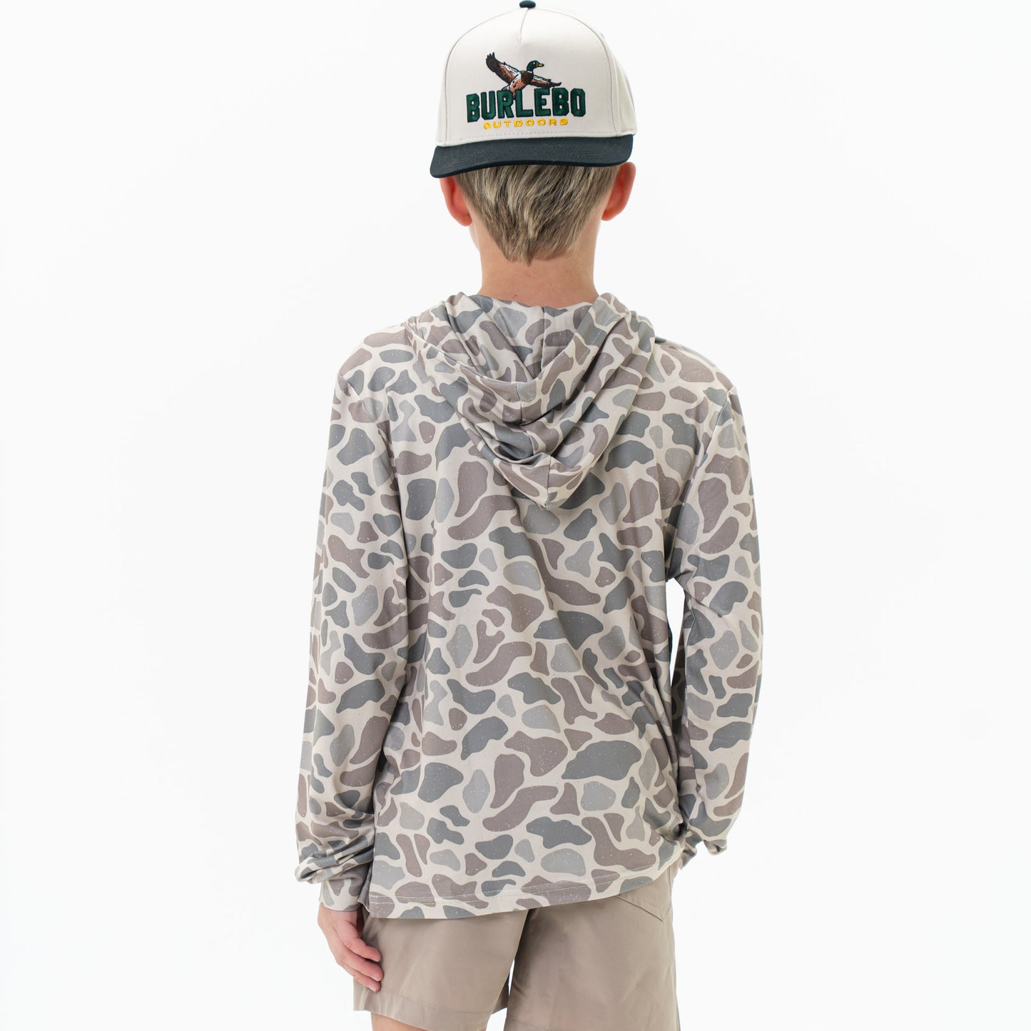 Youth Classic Deer Camo Burlebo Performance Hoodie