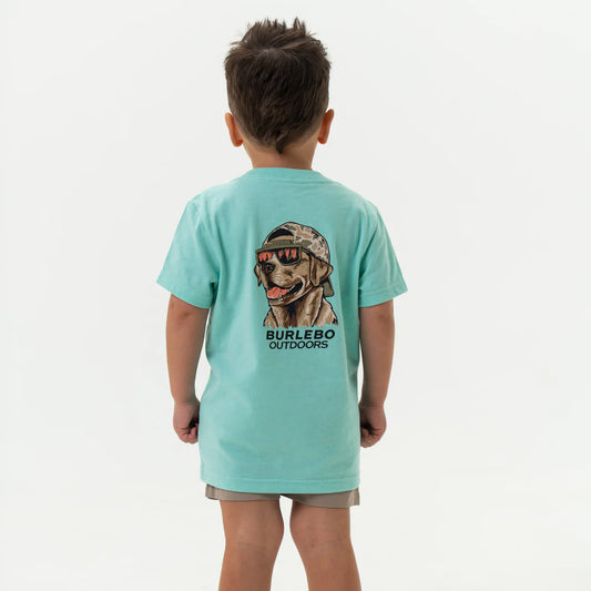 Burlebo Kids Mallard Camo Dog T-Shirt - 2 Colors