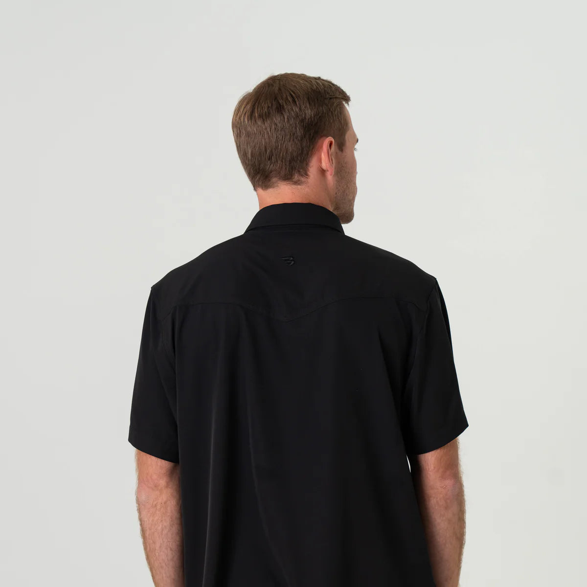 Men's Burlebo Performance Black Western Shirt