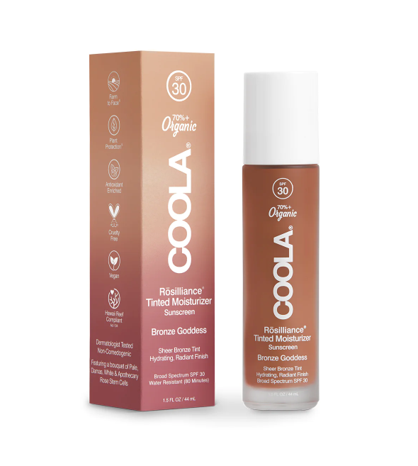 Rōsilliance® Tinted Moisturizer Organic Sunscreen SPF 30 Bronze Goddess