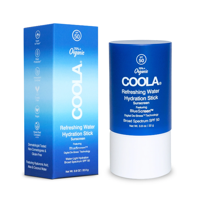 Refreshing Water Hydration Stick Organic Face Sunscreen SPF 50