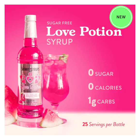 Sugar Free Love Potion Syrup Sour Watermelon