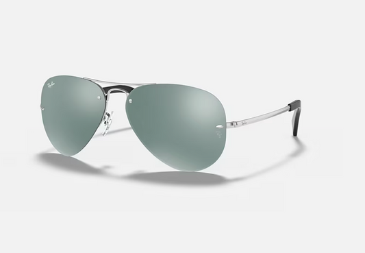 Ray Ban Silver Green Sunglasses