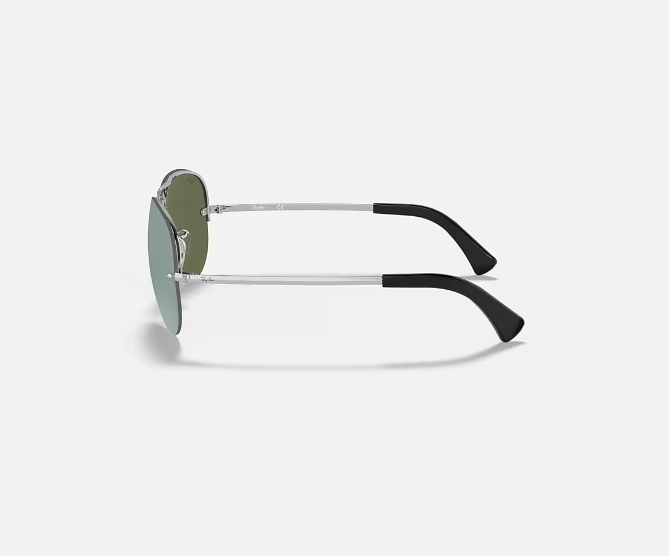 Ray Ban Silver Green Sunglasses