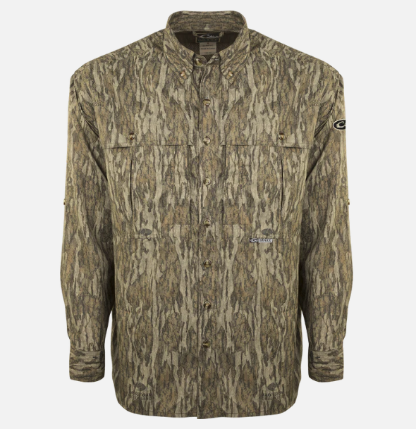 Drake EST Camo Flyweight Wingshooter's Long Sleeve Shirt