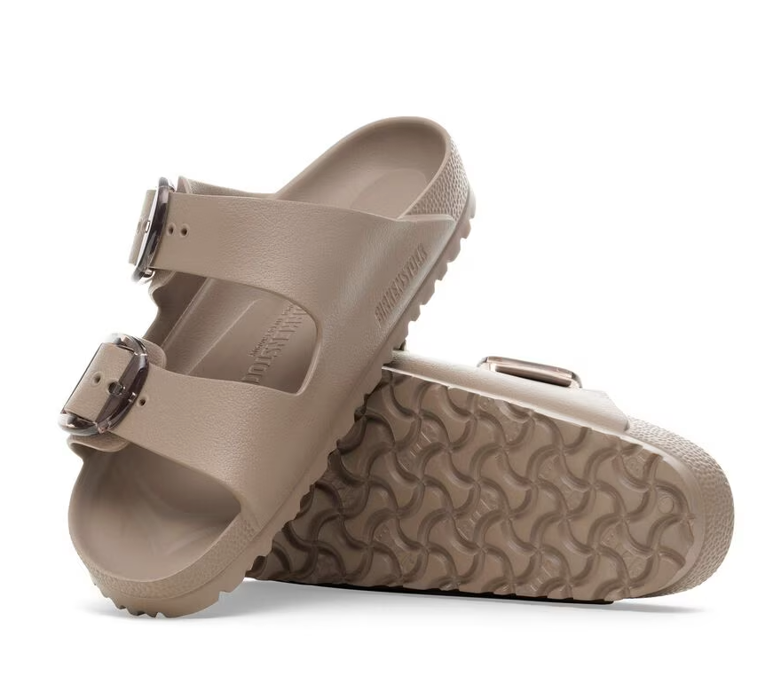 Arizona Big Buckle Grey Taupe Birkenstock Rubber Sandal – Dales
