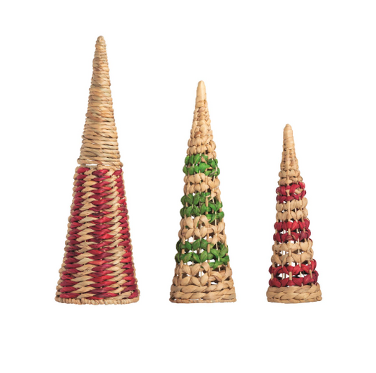 Woven Cone Tree Set