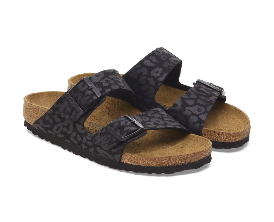 Arizona Black Leopard Birkenstock Sandal