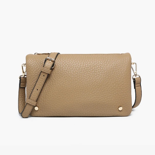 Phiona Vegan Stud Crossbody Bag -2 Colors