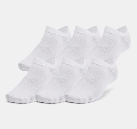 Unisex UA Essential 6-Pack No Show Socks - 4 Colors