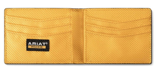 Ariat Men's Bifold Money Clip Wallet With Bottle Opener