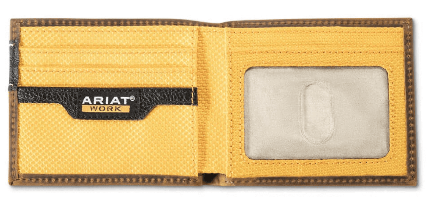 Ariat Men's Work Bifold Brown Wallet